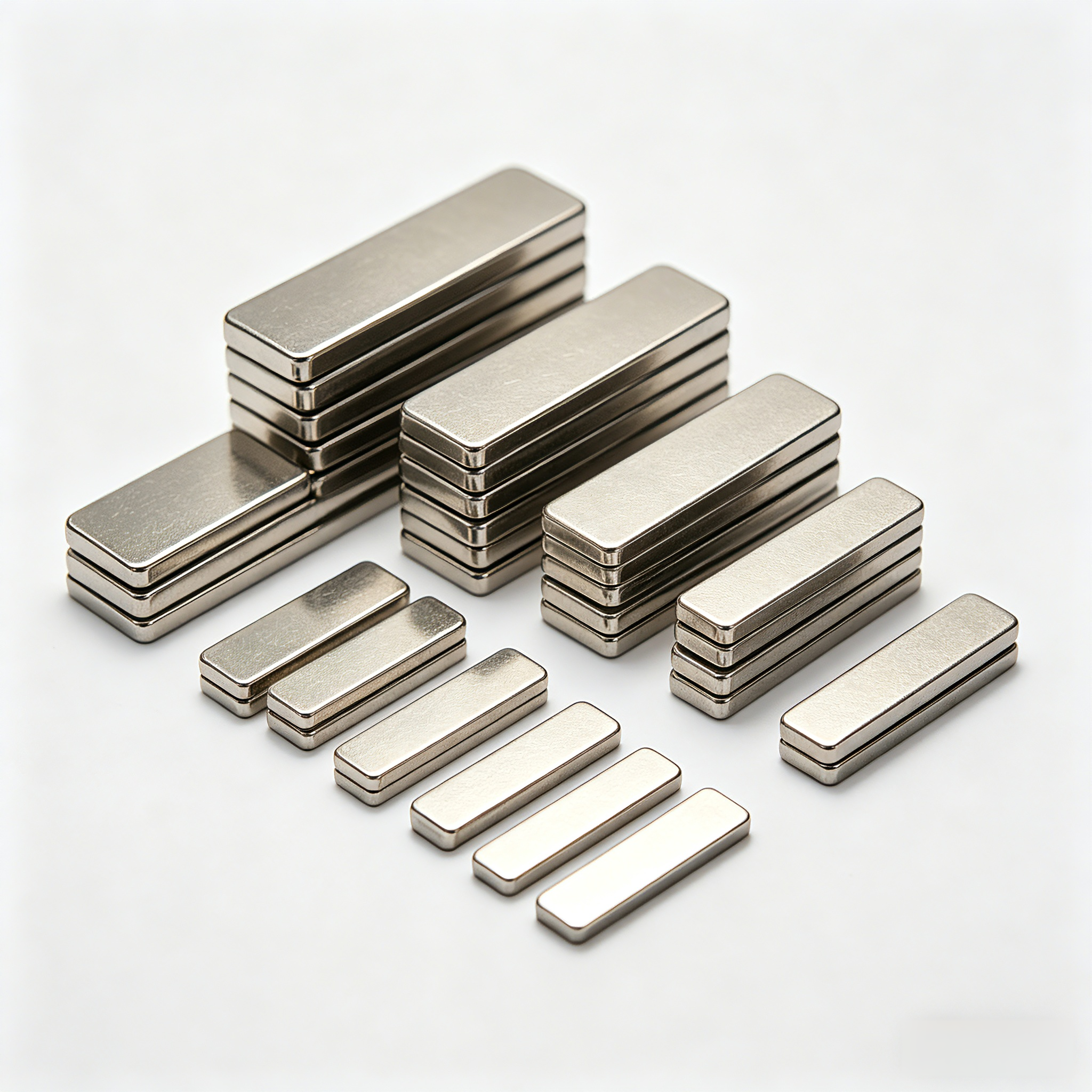 Custom N35 N38 N42 N40 N52 Super Strong Block Bar Strip Rectangle Permanent Rare Earth NdFeB Neodymium Neodym Industrial Magnet Magnets 