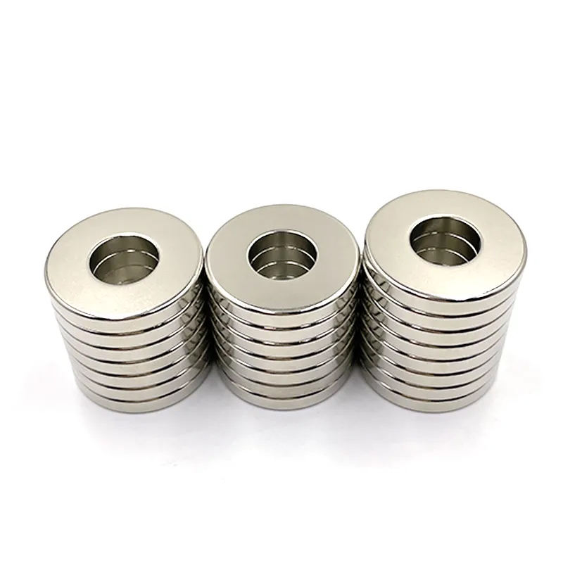 Custom Strong N42 N35 N52 Strong Axial Ring Neodymium Permanent Magnet Imanes Iman NdFeB Neodimio