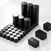 Customized Waterproof Epoxy Black Coating Neodymium Magnets Block Disc Round Industry NdFeB Magnet