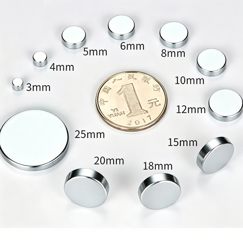 N35m N38m N40 N42 N45 N48 N50 N52 Neodym NdFeB Round Sheet Disc Magnet Magnets for Electronics