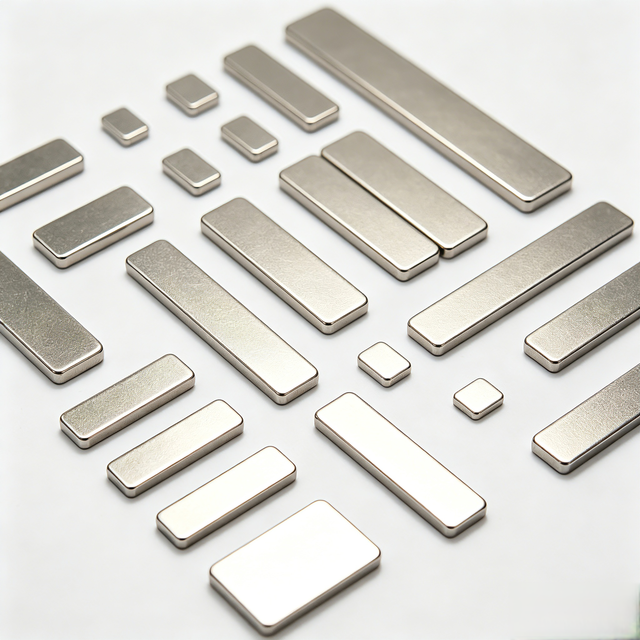 Custom N35 N38 N42 N40 N52 Super Strong Block Bar Strip Rectangle Permanent Rare Earth NdFeB Neodymium Neodym Industrial Magnet Magnets 