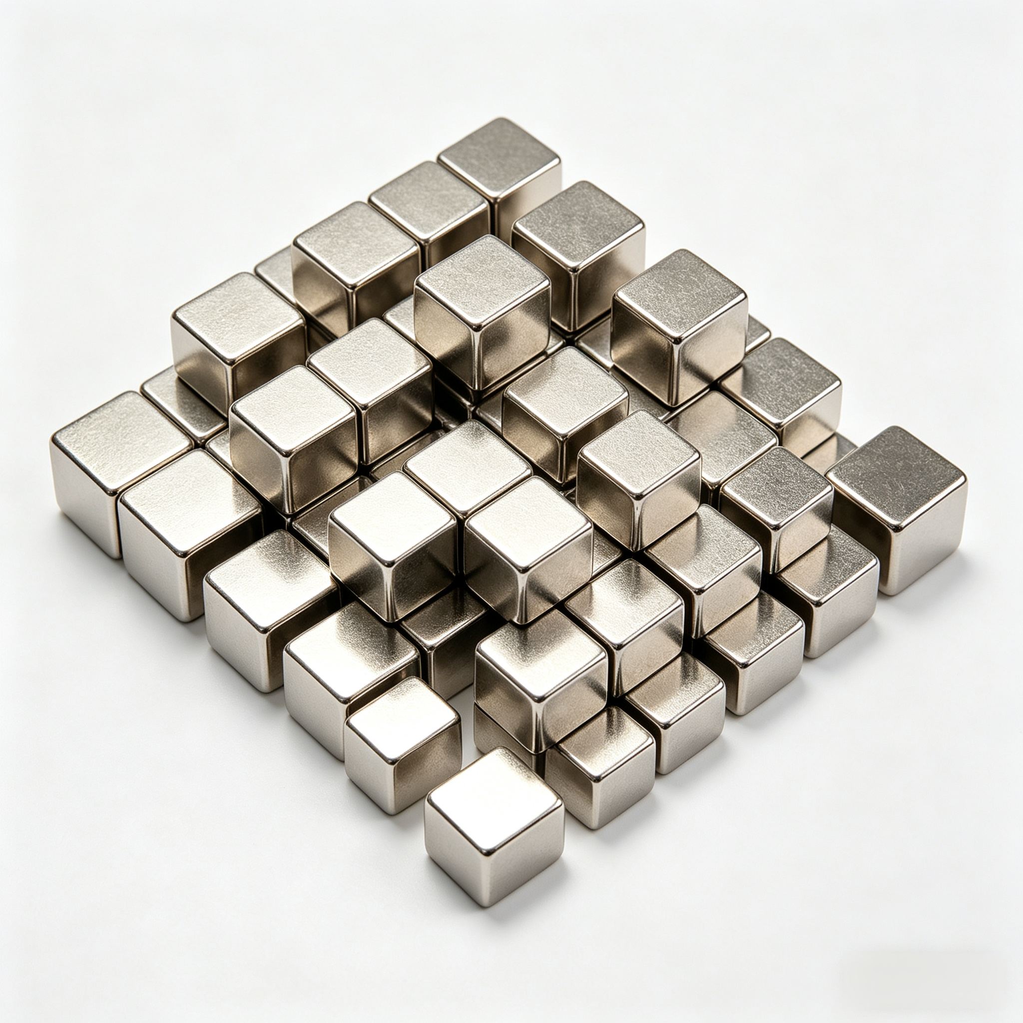 Custom N35 N38 N42 N40 N52 Super Strong Cube Square Permanent Rare Earth NdFeB Neodymium Industrial Magnet Magnets 