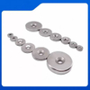 Custom Strong N52 Neodymium Ring Magnets Countersunk Hole Permanent Round Disc Magnets For Industrial Holding Mounting Fishing