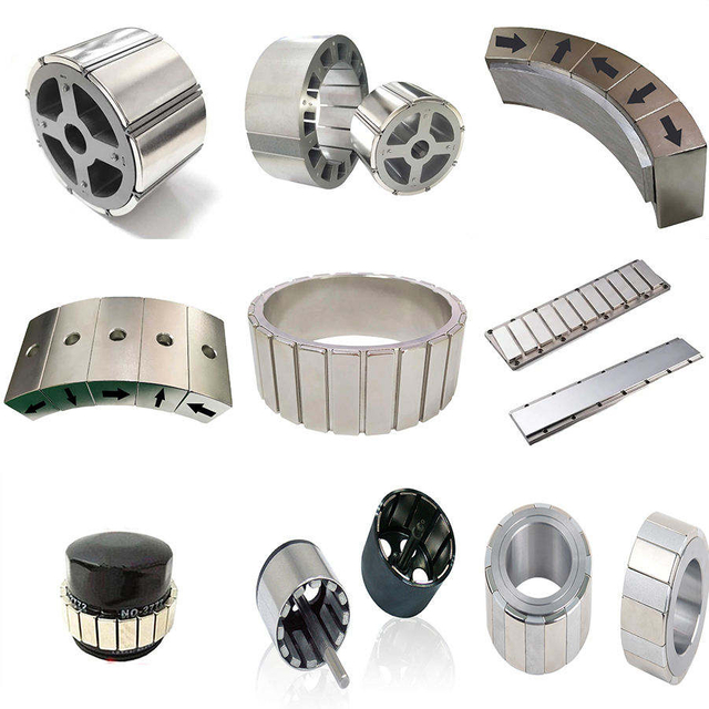 N35 N40 N42 N52 N30 Iman permanente de neodimio para rotor de motor Imanes