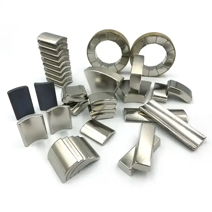 Custom N28 N30 N35 N40 N42 N52 Round Sheet Ring Arc Cube Square Block Rectangle Cylinder Permanent Neodymium Magnets NdFeB Magnet 