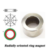 Big Large N35 N38 N42 N52 Ring Axial Radial Magnetization Strong Speaker Rare Earth Permanent NdFeB Magnet Magnets 