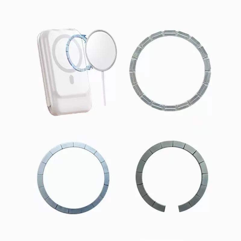  Strong Neodymium Magnet Permanent NdFeB Magnet Wireless Charging Magnet Ring, MagSafe Magnetic Magnet, Arc Array for Wireless Charger