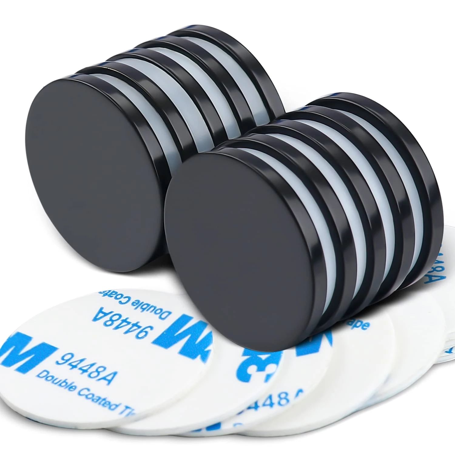 Custom Permanent Neodymium Round Rectangle Magnets Magnet with 3m Adhesive Strong N35-N52 Grade
